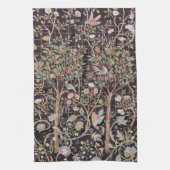 Vogels in de bloem, William Morris Theedoek (Verticaal)