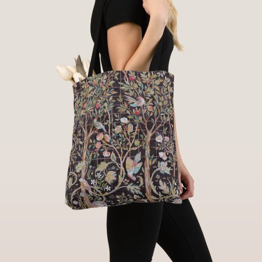 Vogels in de bloem, William Morris Tote Bag (Dichtbij)