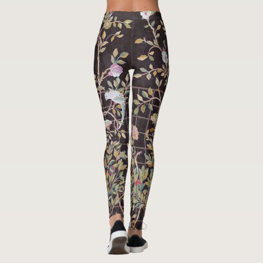 Vogels in de bloementuin, William Morris Legging (Achterkant)