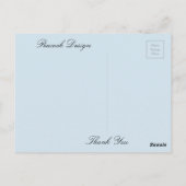 vogels in de bomen briefkaart (Achterkant)