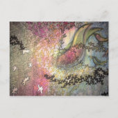 vogels in de bomen briefkaart (Voorkant)