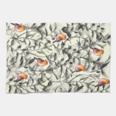 Vogels in de bomen theedoek (Horizontaal)