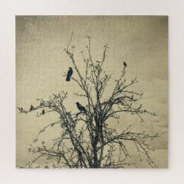Vogels in de boom   -     legpuzzel