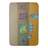 Vogels in de galerie badmat (Voorkant Verticaal)