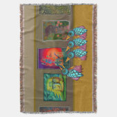 Vogels in de galerie deken (Voorkant Verticaal)