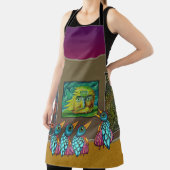 Vogels in de galerie schort (Insitu)