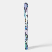 Vogels in de glas-in-loodramen Case-Mate iPhone case (Achterkant / Links)