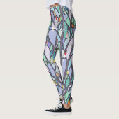 Vogels in de glas-in-loodramen leggings (Links)