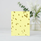 Vogels in de hemel briefkaart (Staand voorkant)