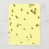 Vogels in de hemel briefkaart (Voorkant)