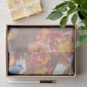 Vogels in de herfstapelboom tissuepapier (Geschenk)