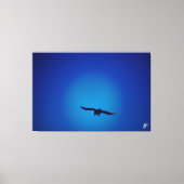 Vogels in de lucht #1 canvas afdruk (Voorkant)