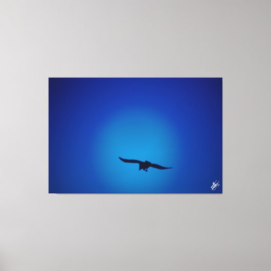 Vogels in de lucht #1 canvas afdruk (Voorkant)
