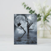 Vogels in de nacht briefkaart (Staand voorkant)