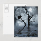 Vogels in de nacht briefkaart (Voorkant / Achterkant)