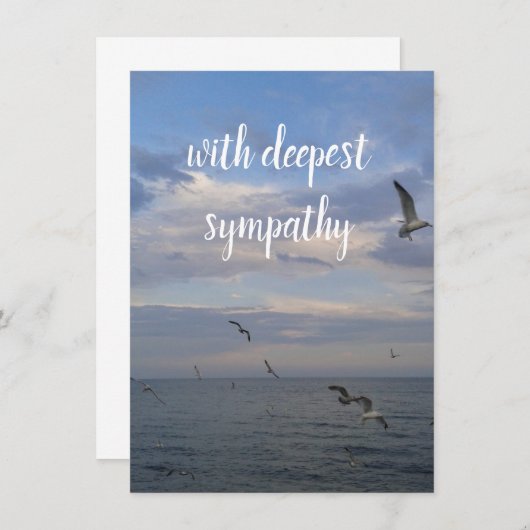 Vogels in de Sky Sympathcard (Voorkant / Achterkant)