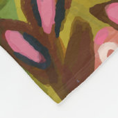 Vogels in de tuin fleece deken (Hoek)