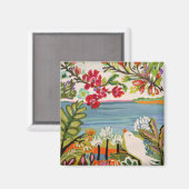 Vogels in de tuin magneet (Voorkant / Achterkant)