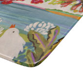 Vogels in de tuin snijplank (Hoek)