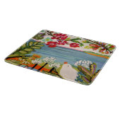 Vogels in de tuin snijplank (Hoek)