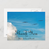 Vogels in de vlucht Dank u Briefkaart (Voorkant / Achterkant)