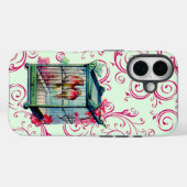  vogels in de vogelkooi Case-Mate iPhone case (Achterkant (horizontaal))