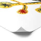 Vogels in de Waterverf van de Life Folk Art Poster (Hoek)