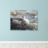 VOGELS IN DE WILDE #1 OP CANVAS 20 "x 16" Afdruk (Insitu (Houten vloer))