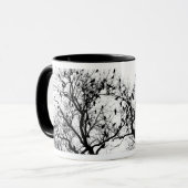 Vogels in een boom mok (Voorkant links)