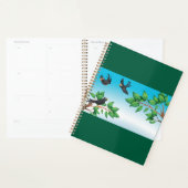Vogels in een boom spiraal planner (Display)