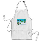 Vogels in een boom standaard schort (Voorkant)