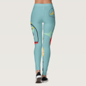 Vogels in een kooi leggings (Achterkant)