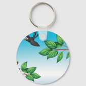 Vogels in een Sleutelhanger (Voorkant)