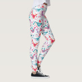 Vogels in een Waterverf van de Garden Modern Boho Leggings (Rechts)
