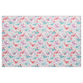 Vogels in een Waterverf van de Garden Modern Boho Stof (Yard (91,4 cm))