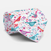 Vogels in een Waterverf van de Garden Modern Boho Stropdas (Opgerold)