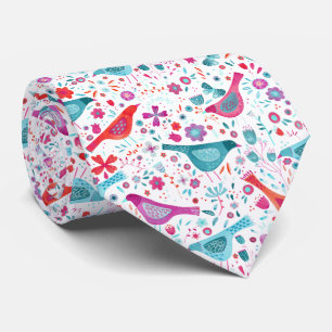 Vogels in een Waterverf van de Garden Modern Boho Stropdas