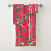 Vogels in groene handdoek (Insitu)