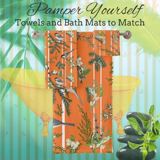 Vogels in groene handdoek