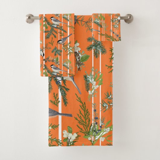 Vogels in groene handdoek (Insitu)