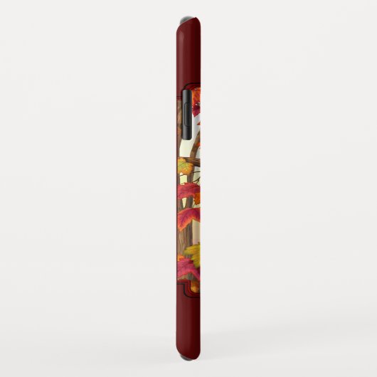 Vogels in Herfst Maple Tree Rood Case-Mate iPhone Case (Achterkant/rechts)