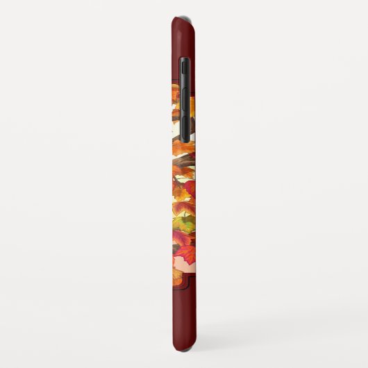 Vogels in Herfst Maple Tree Rood Case-Mate iPhone Case (Achterkant/links)