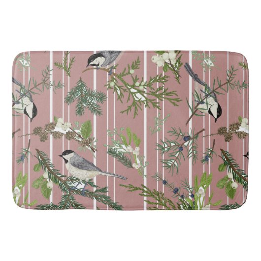 Vogels in het groen Bath Mat (Voorkant)