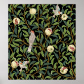 vogels in het loofgoed met vogels en zee van vruc poster (Voorkant)