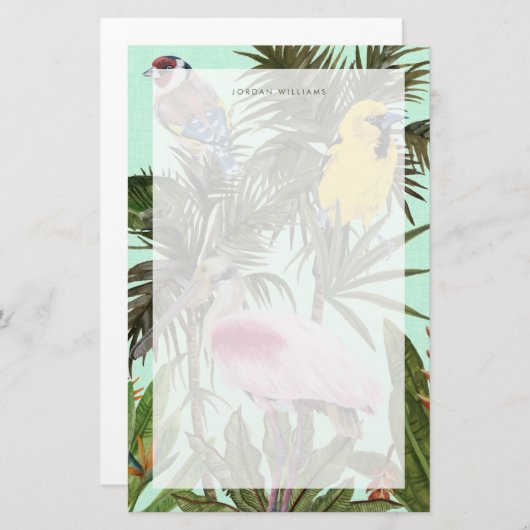 Vogels in het Paradijs Briefpapier (Voorkant / Achterkant)