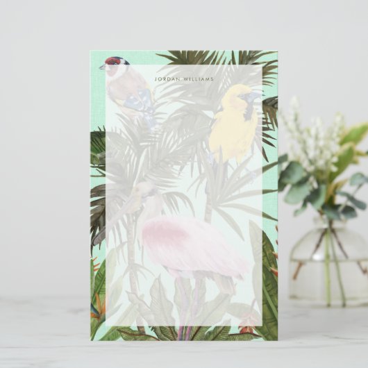 Vogels in het Paradijs Briefpapier (Staand voorkant)
