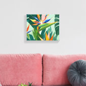 Vogels in het Paradijs Canvas Afdruk (Insitu (Woonkamer))