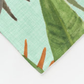 Vogels in het Paradijs Fleece Deken (Hoek)