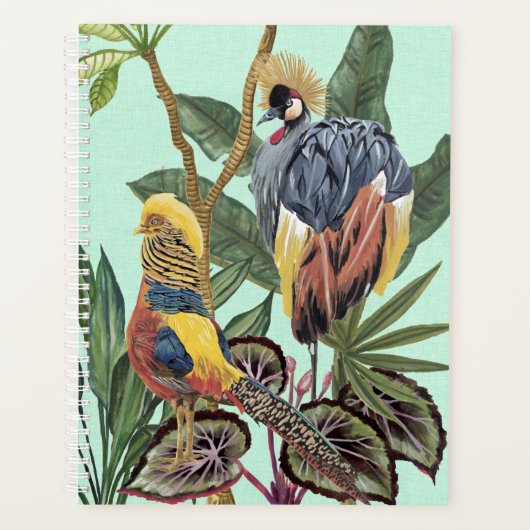 Vogels in het paradijs - grote vogels planner (Voorkant)