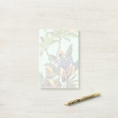 Vogels in het paradijs - grote vogels post-it® notes (Op bureau)